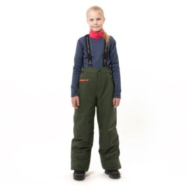 Dragonfly Штаны утепленные GRAVITY for Teen Dark Khaki - Green 2023 - миниатюра 7