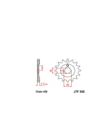 Звезда ведущая JTF555.13