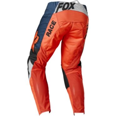 Fox Мотоштаны кроссовые детские 180 Trice Grey Orange - миниатюра 1