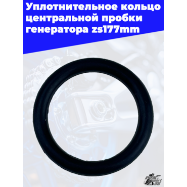 Уплотнительное кольцо центральной пробки генератора zs177mm - миниатюра 3