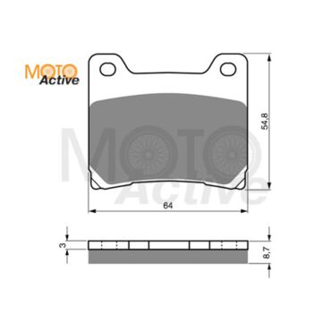Тормозные колодки GOLD FREN Sintered S3 015 - миниатюра 1