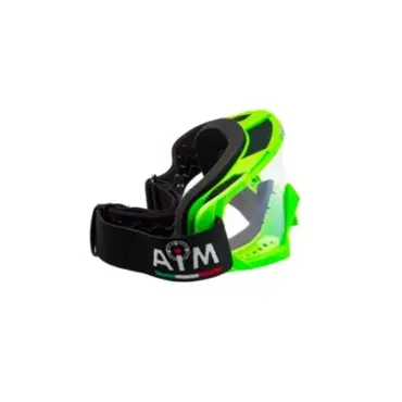 AiM Очки кроссовые 634 600 Green - миниатюра 2