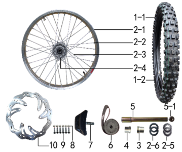 Винт оси передней M16x1.5x23.851.0020 - миниатюра 26