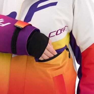 Dragonfly Плащ зимний Race Coat Winter Sunset Woman 2025 Orange - Violet - миниатюра 14