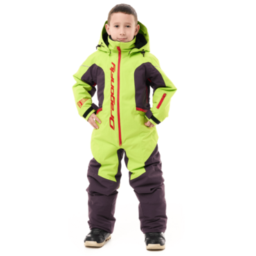 Dragonfly Комбинезон детский Gravity Junior 2025 Lime - Plum - миниатюра 14