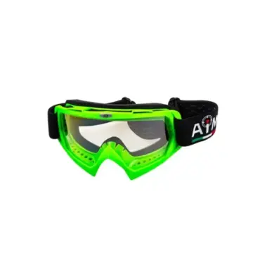 AiM Очки кроссовые 634 600 Green - миниатюра 3