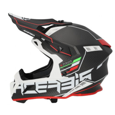 Acerbis Шлем STEEL CARBON 22 06 Black Red - миниатюра 5