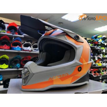 Шлем детский Acerbis IMPACT STEEL JUNIOR Black Orange - миниатюра 3