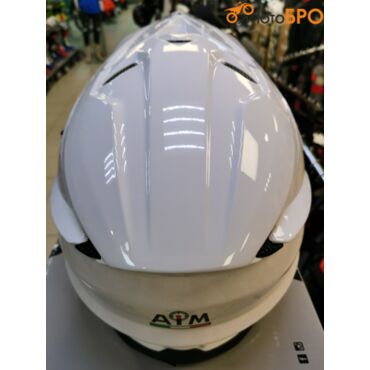 Шлем кроссовый AiM JK803 White Glossy - миниатюра 6