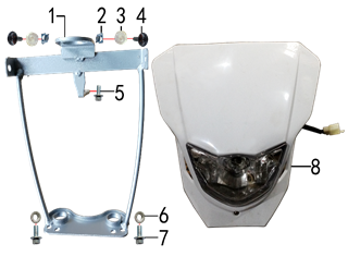 Фара YA LED белая.616.0090 - фото 9