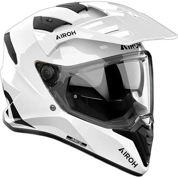 Шлем дорожный Airoh Bandit Color White Gloss - фото 2