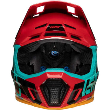 Шлем кроссовый Leatt 7.5 V25 red с очками - миниатюра 4