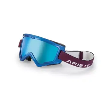 Кроссовые очки (маска) MUDMAX RACER - BLUE - BLUE LENS - RED BLUE STRAP - миниатюра 1