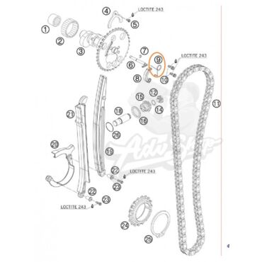 KTM пружина декомпрессора 690 R SM DUKE 07 18 ( 75036017000 ) - миниатюра 2