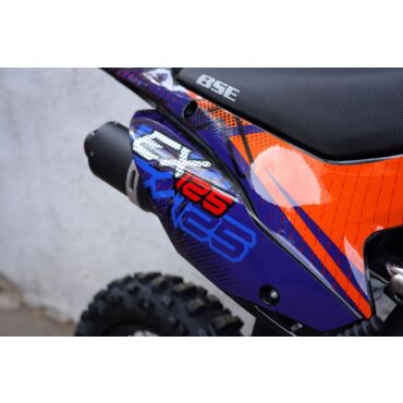 Питбайк BSE EX125 14 12 Blue Orange Ant (020) - миниатюра 10