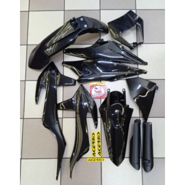 Acerbis КТМ EXC 250 300 20 23 /EXC F 250 500 20 23 /XC W 150 300 20 Комплект пластика черный Black // 0024054.090 - миниатюра 2