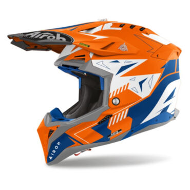 Airoh Мотошлем Aviator 3 Spin Orange Fluo Matt - миниатюра 1