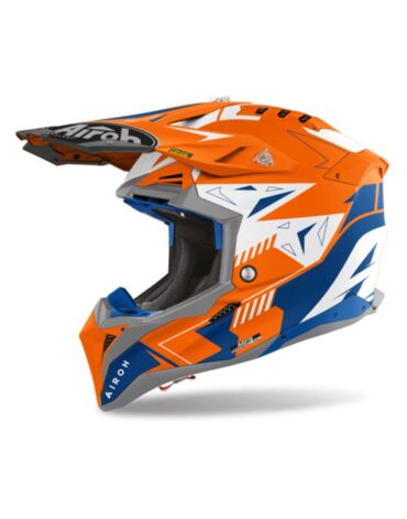 Airoh Мотошлем Aviator 3 Spin Orange Fluo Matt