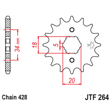 Звезда ведущая JTF264.17 - миниатюра 1