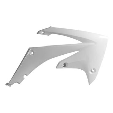 Обтекатель радиатора Polisport под мотоцикл Honda CRF250R 2010 13, CRF450R 2009 12 белый - миниатюра 1