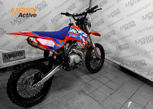 Питбайк APOLLO RFZ START 125X LЕ 17х14 ( Оранжевый ORANGE) - фото 7