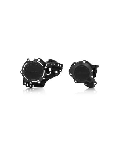 Комплект защиты крышки сцепления и зажигания X Power KTM EXC 250 300 TPI 2020 22, Husqvarna TE 250i 300i 2020 22, GASGAS EC 250 300 2021 - Черный