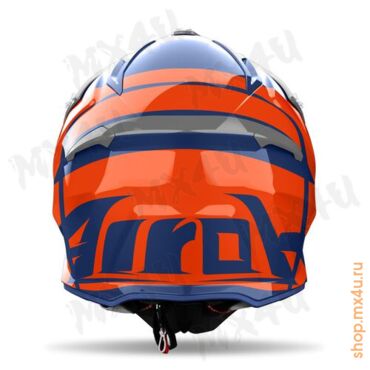 Внедорожный шлем Aviator Ace 2 Engine - Синий Серый - миниатюра 3