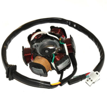 Статор генератора 4T 152QMI, 157QMJ 125 150сс CN - миниатюра 1