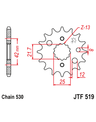Звезда ведущая JTF519.15