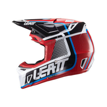Leatt Мотошлем Moto 8.5 Kit Red (2024) - миниатюра 9