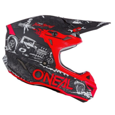 Oneal Шлем кроссовый 5Series HR V.22 черный красный - миниатюра 6