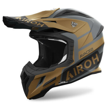 Шлем AIROH AVIATOR ACE 2 SAKE GOLD (Матовый)  - миниатюра 4
