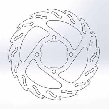 Тормозной диск задний MMT Flame KTM SX65 04-.. TC65 17-.. 160MM - миниатюра 1