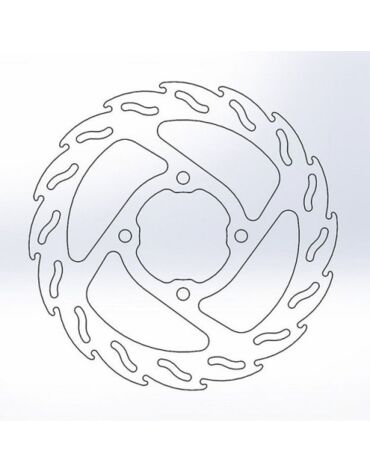 Тормозной диск задний MMT Flame KTM SX65 04-.. TC65 17-.. 160MM