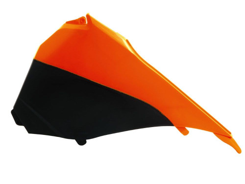 Боковина воздушного фильтра левая SX125 13 15 # SX250 13 16 # SXF 13 15 # EXC EXCF 14 15 оранжево черная