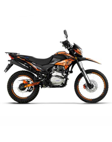 Мотоцикл эндуро ROCKOT XR250 (черный оранжевый)
