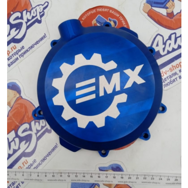 EMX TECH BLUE усиленная крышка сцепления синяя KTM 250 300 EXC TPI SX XC 17 23 / HQV TEi -TXi TCi 17 23 ( 74 22 003 BLU ) - миниатюра 2