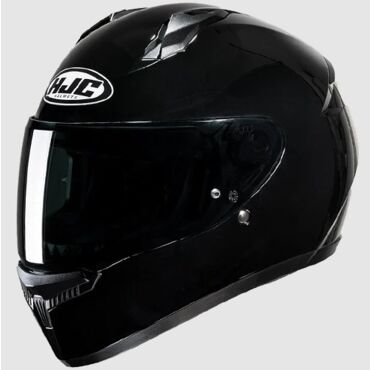 Шлем (интеграл) HJC C10 черный глянцевый XS - миниатюра 1