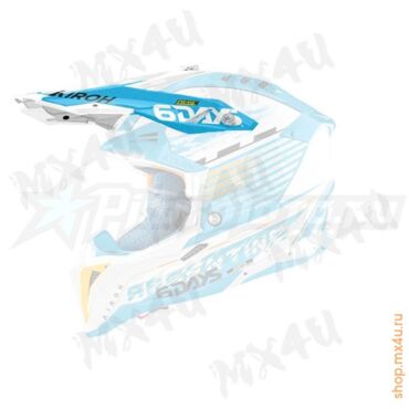 Козырек для шлема Airoh Aviator 3 Sixdays Argentin. - миниатюра 1