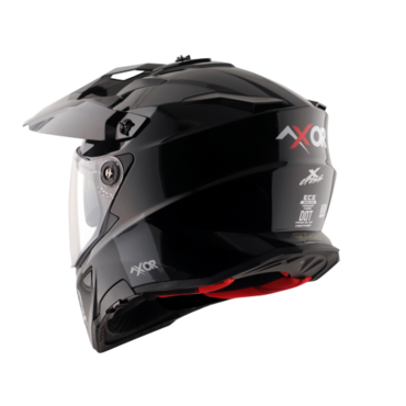Шлем дорожный AXOR X CROSS DUAL VISOR SC E, black (L, Взрослая  Дорожная) - миниатюра 3