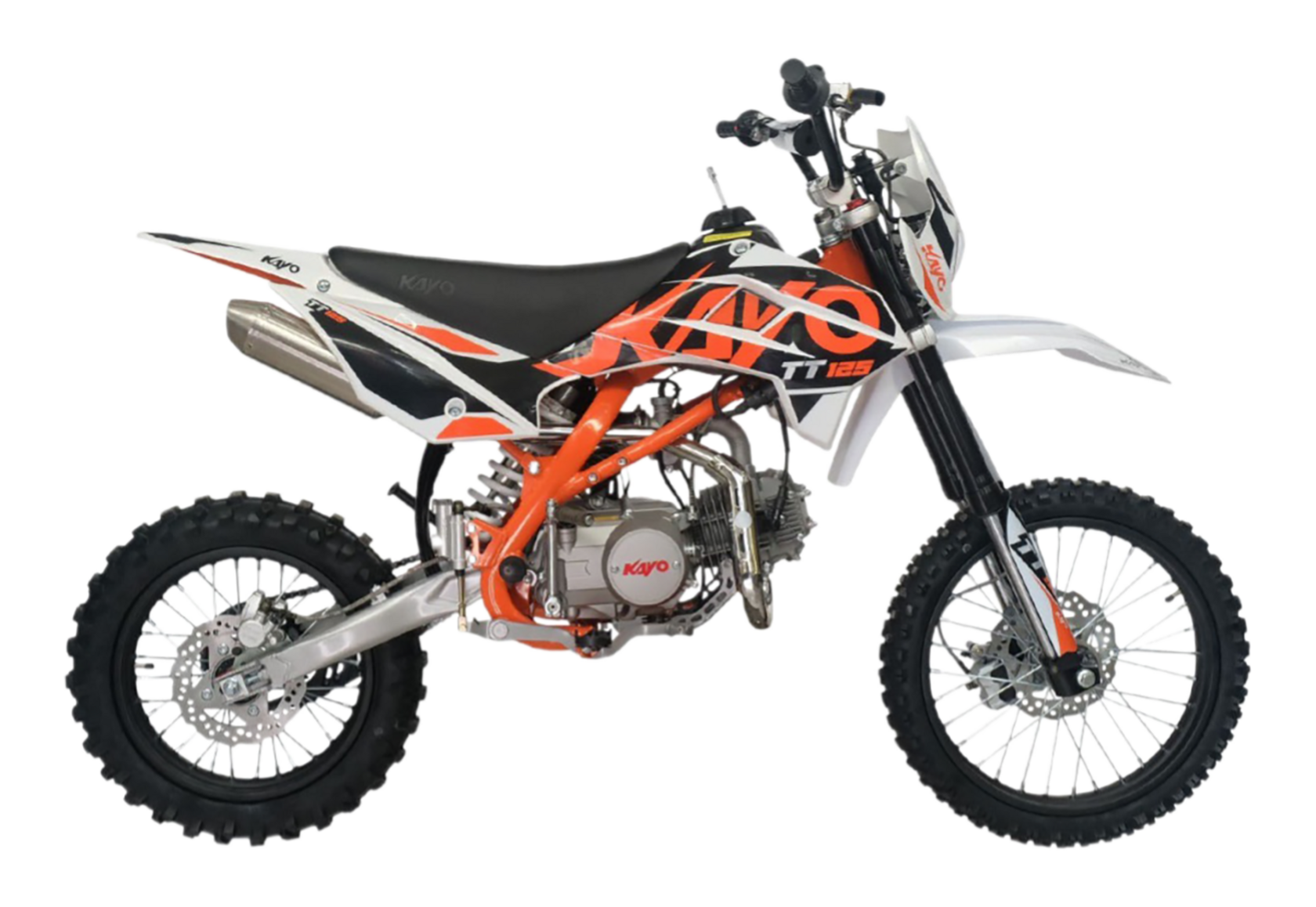 Питбайк KAYO BASIC TT125 17 14 KRZ (механ. сцепл., кикстартер) - фото 6