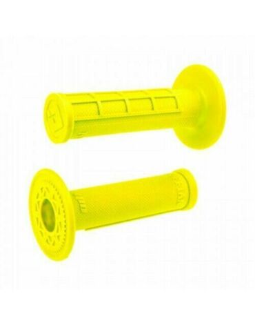 Грипсы ODI Ruffian Half Waffle (1 2 насечки), FLO Yellow