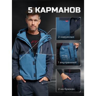 Finntrail Костюм LightSuit 3503 Blue - миниатюра 16