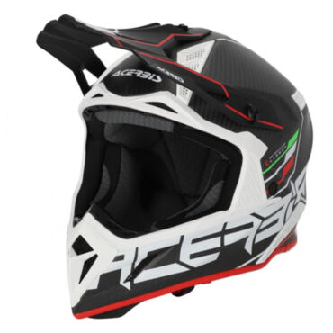 Acerbis Шлем STEEL CARBON 22 06 Black Red - миниатюра 6