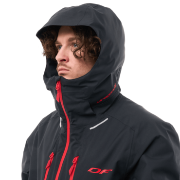 Dragonfly Куртка горнолыжная утепленная Gravity Man Black - Red 2025 - миниатюра 19