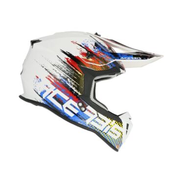 Acerbis Шлем Linear 22 06 White Blue Red - миниатюра 5