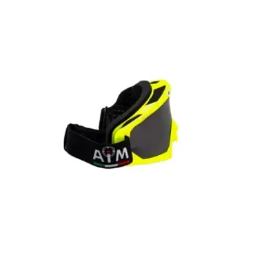 AiM Очки кроссовые 634 500 Yellow - миниатюра 2