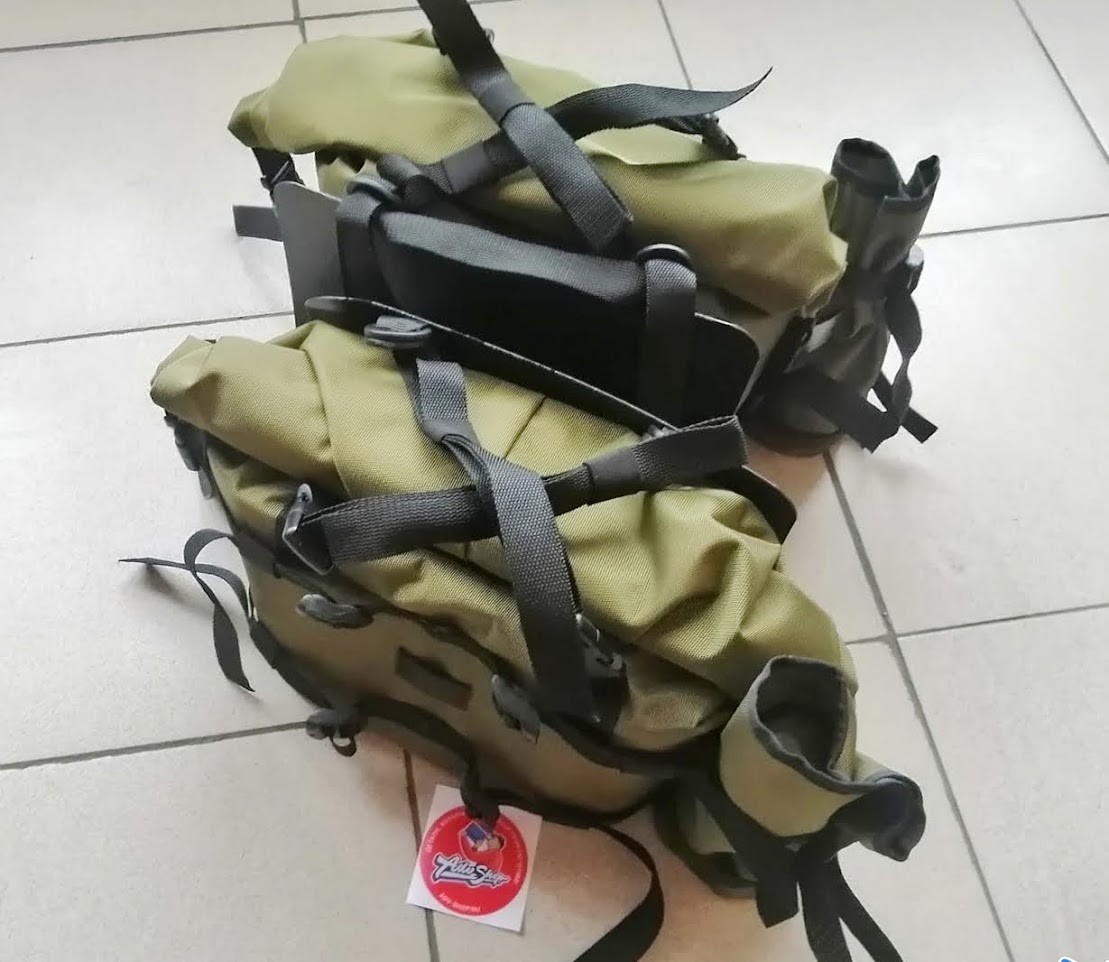 KB TORBA XL ENDURO Комплект боковых багажных сумок (2 шт) ( XLE ) цвет хаки - фото 3