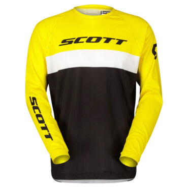 Scott Джерси 350 Swap Evo black yellow - миниатюра 2