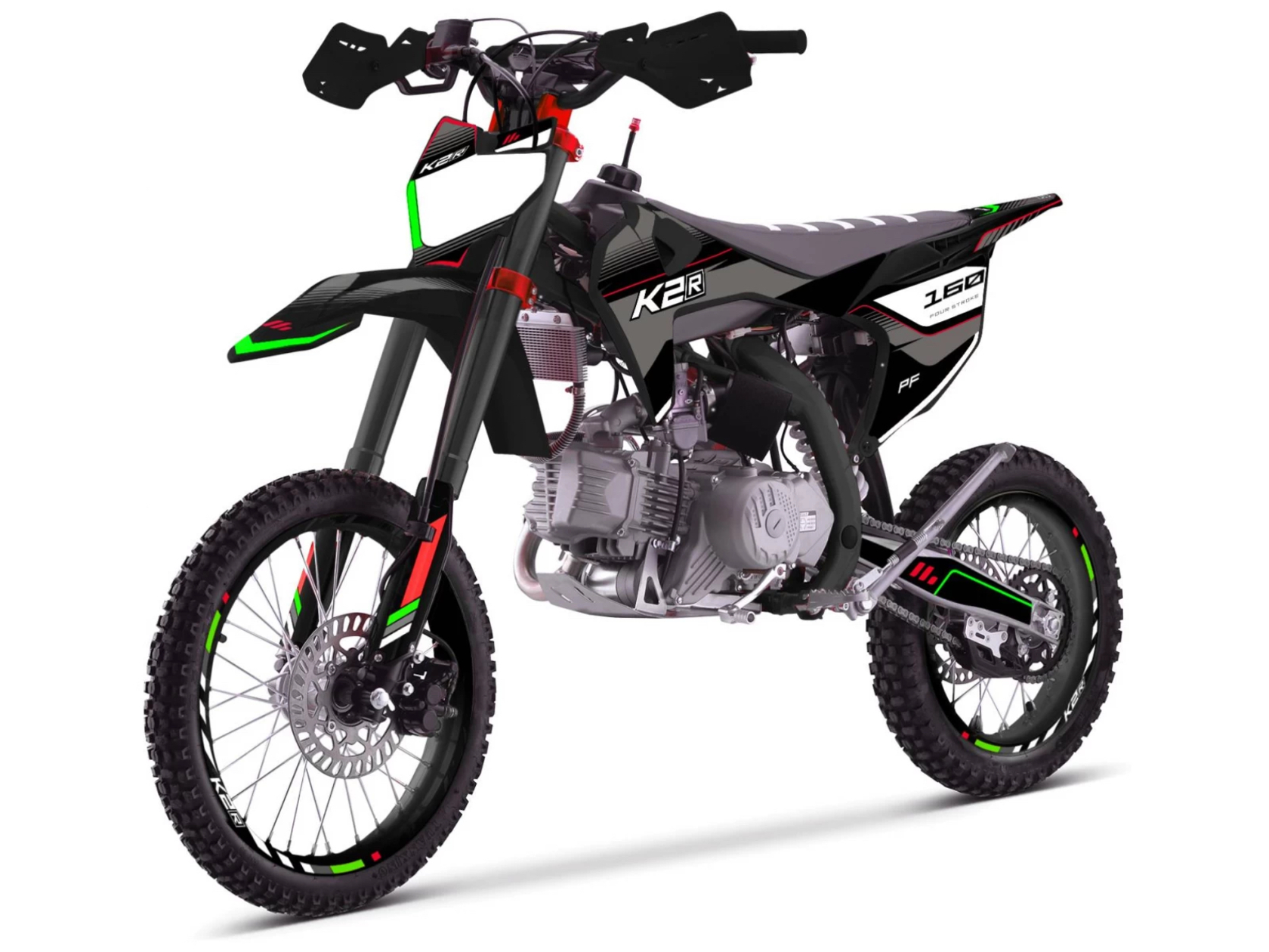 Питбайк K2R PF 160 Grey Black - фото 5
